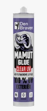 Lepidlo DEN BRAVEN Mamut Glue Clear UV 100% Exteriér 290ml